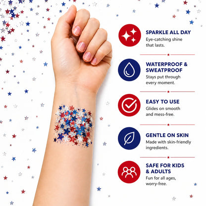 July 4th Glitter Stick
