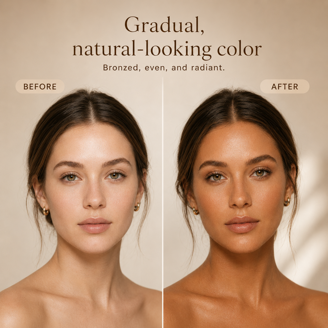 A Real-Looking Tan Without the Sun.